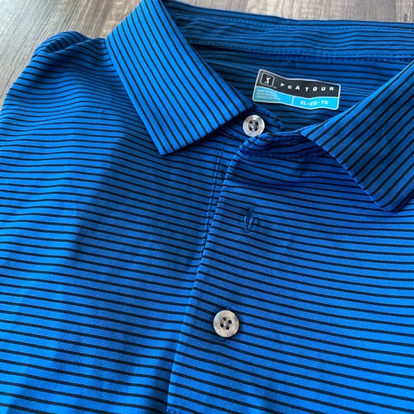 PGA Tour Striped Polo - Picture 6 of 8